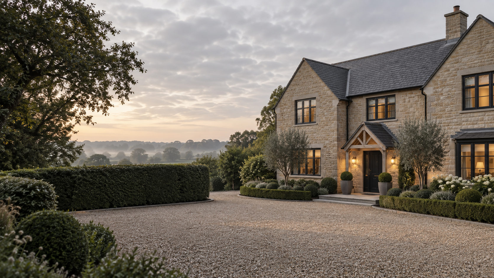 A well-kept contemporary English home